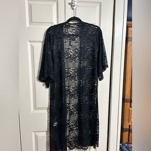 Full length lace kimono